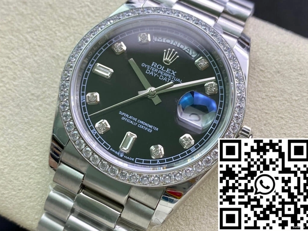 Factory Day 36MM 118346 Date Diamond-set EW Rolex Bezel 1107